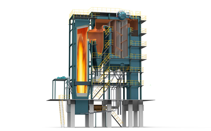 SHX系列循環(huán)流化床熱水鍋爐