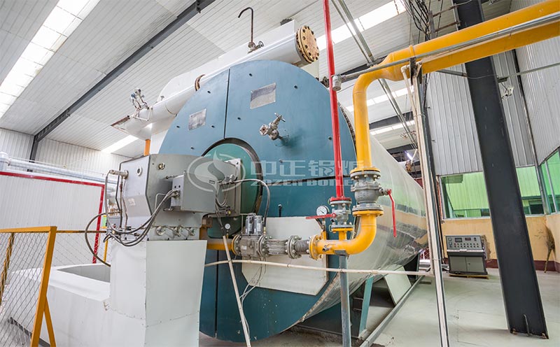 6噸燃氣蒸汽鍋爐客戶案例圖片